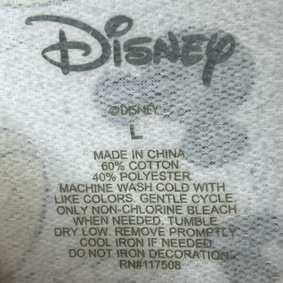 Disney Mickey Mouse Size Large All Over Print Crewneck Sweatshirt - Picture 7 of 10